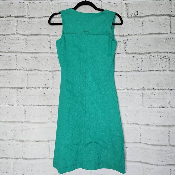 Kavu Eve V-Neck Sleeveless Tank Dress Teal Green Size XXS Outdooe Womens Stretch - Picture 5 of 10